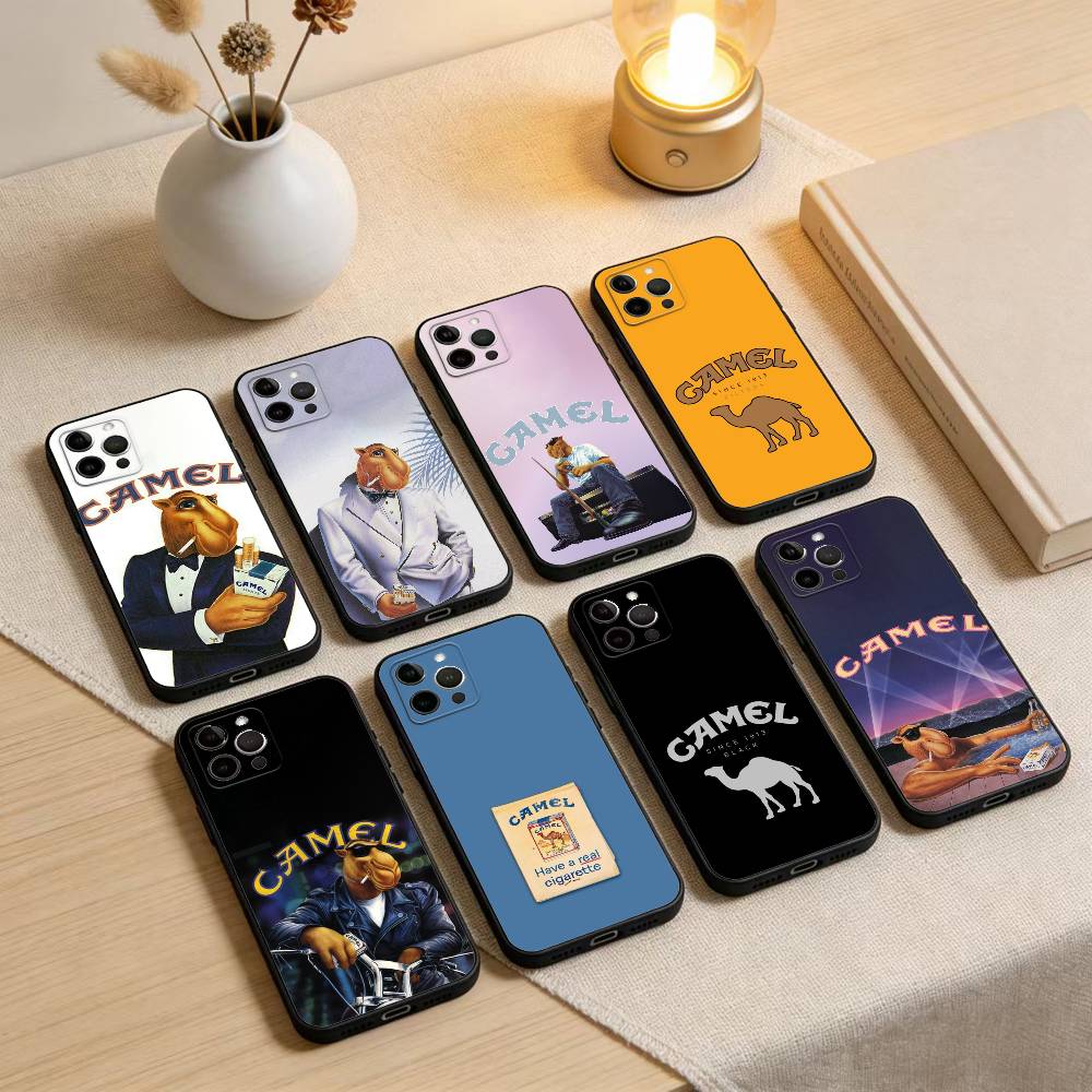 Phone Accessories Brand - Capa de telefone marca cigarro camelo