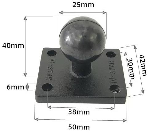 1 Polegada bola cabeça base da - Phone Accessories And Gadgets avaliação e preço