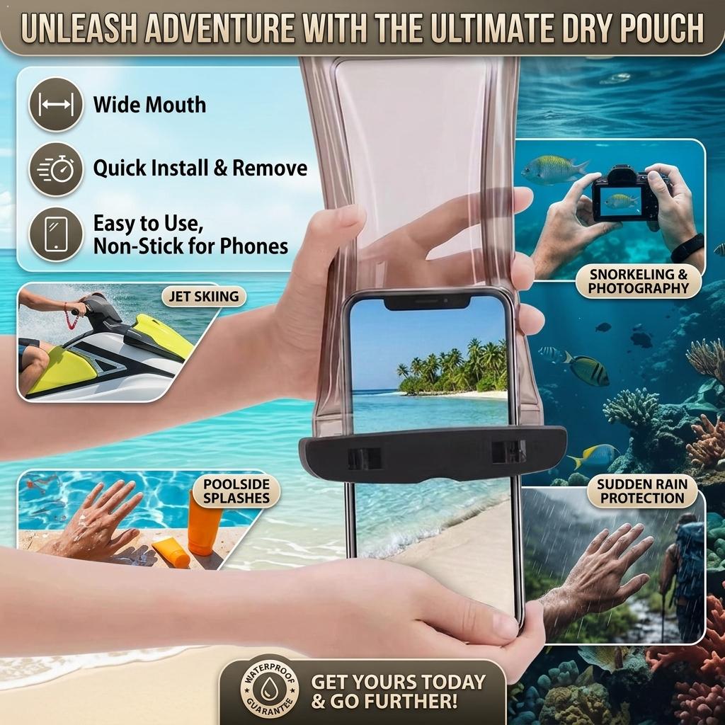 Capa de Telefone à Prova d'Águ - Phone Accessories For Travel avaliação e preço