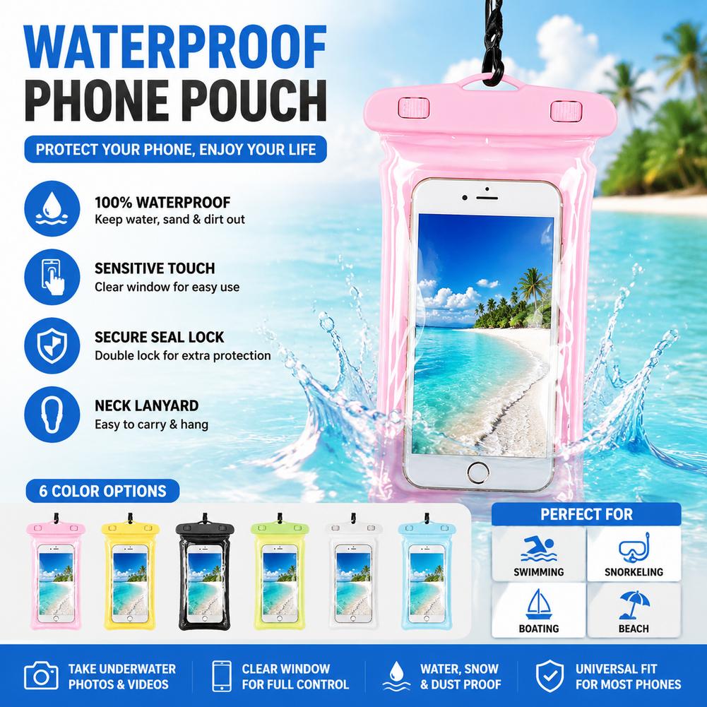 Capa de Telefone à Prova d'Águ - Phone Accessories For Travel avaliação e preço